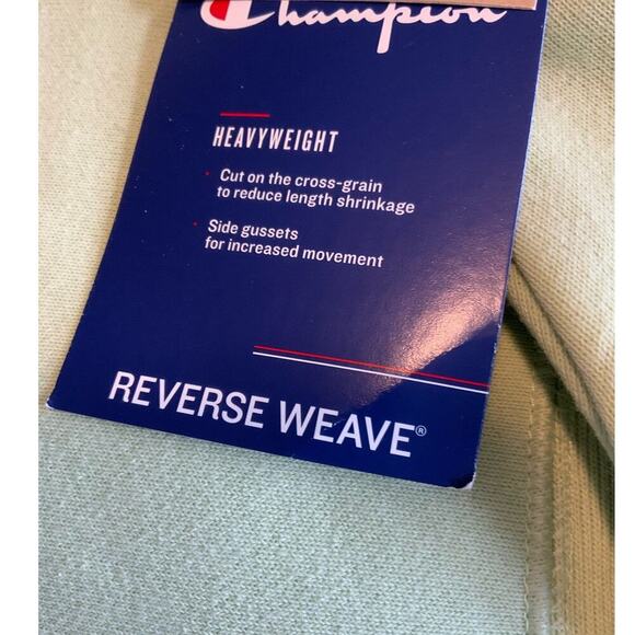 Champion Reverse Weave Crop Fleece Sweatshirt Womens Small Long Sleeve Crew Neck - Picture 11 of 13